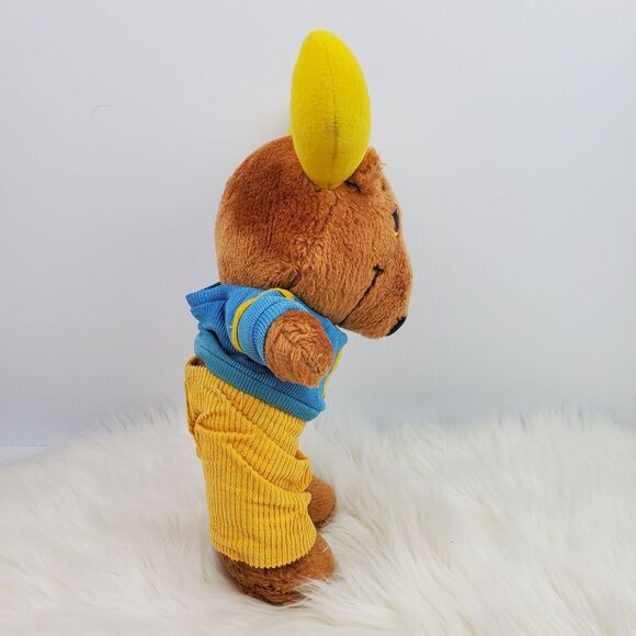 Vtg 1984 Tomy The Get Along Gang Dotty Dog Cheerleader Montgomery Moose Plush - Picture 9 of 10